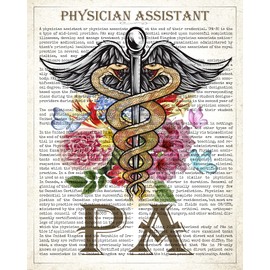Physicians Assistant Gift, Medical Print, Graduation Gift, Medical School, Gift idea, PA Gift, Physician Assistant Student,Wall Art