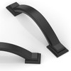 Asimerdeco 10 Pack Matte Black Cabinet Pulls 3 Inch(76mm) Kitchen