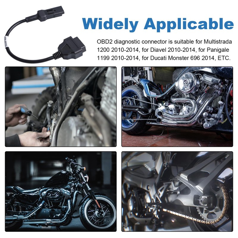 AUTANCTOR 3 Pin 16 Pin Diagnostic Adapter OBD2 OBDII Cable