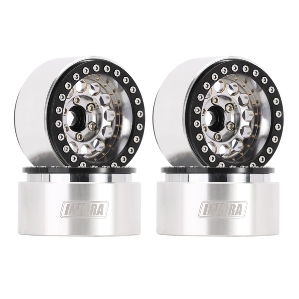 INJORA 1.9 Inch Beadlock Rim - 153g Super Heavy Brass