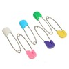 HAND 50 Pcs Beautiful Colourful Nappy Pins, Safety Pins, Size