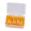 60Pcs Interdental Brush Practical Slim Braces Cleaner with PP Handle