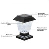 Solar LED Post Lights IP65 Waterproof Garden Outdoor Post Lamp