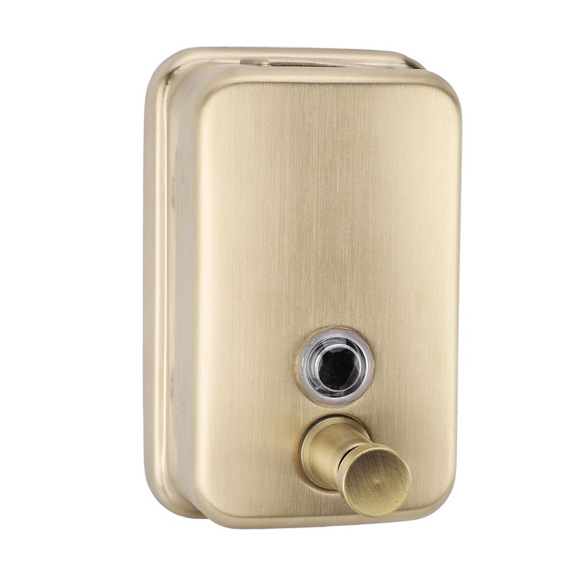 Wall Mount Commercial Soap Dispenser Large Capacity Leakproof Manual Stainless