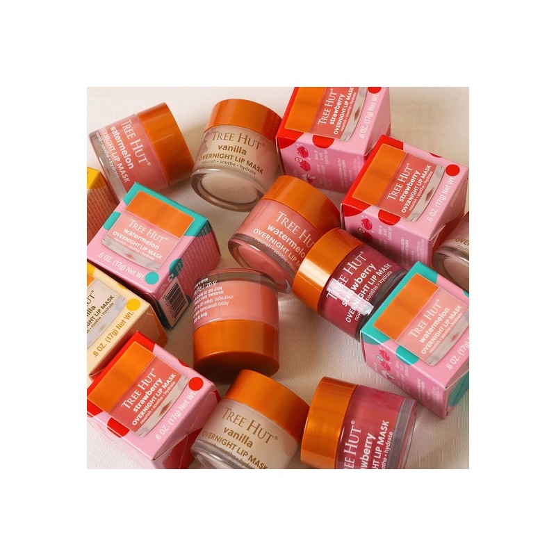 Tree Hut Overnight Lip Mask Watermelon 17g / 트리헛 오버나이트