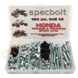 specbolt TRX450R Honda 150pc Honda TRX450R Bolt Kit for plastic body engine lug nuts bumper 450 TRX 700 #0039