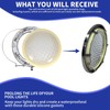 Pool Light Ring Replacement Set of 4, Pool Light Gasket,