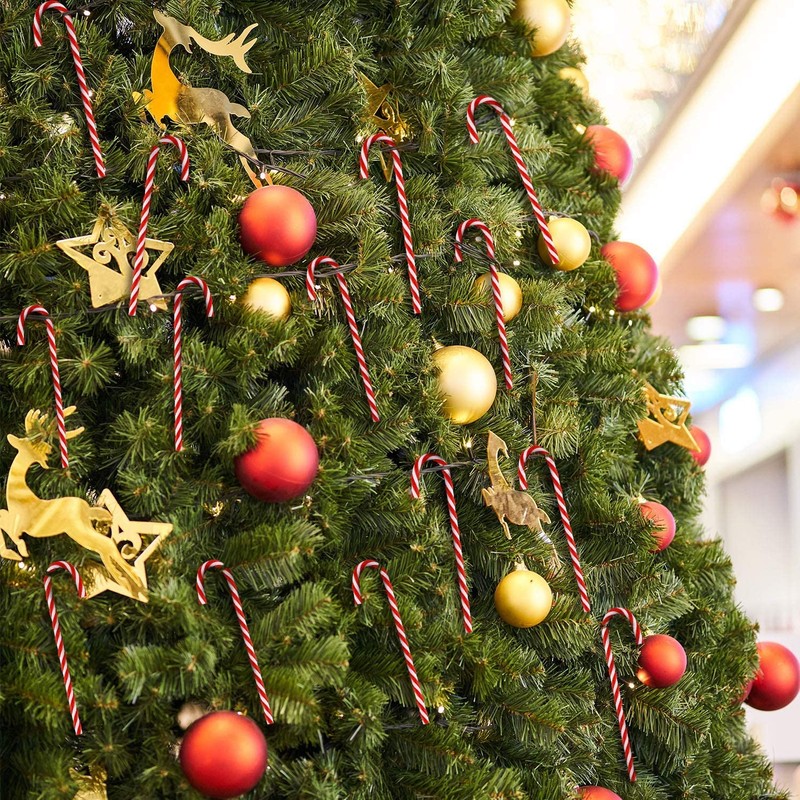 JUTOSU Christmas Ornaments Christmas Tree Decorations Christmas Plastic Candy Canes
