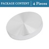 QUARKZMAN 60 mm Aluminium Disc x 4 Pieces Circular Discs