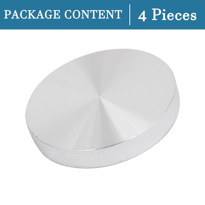 QUARKZMAN 60 mm Aluminium Disc x 4 Pieces Circular Discs
