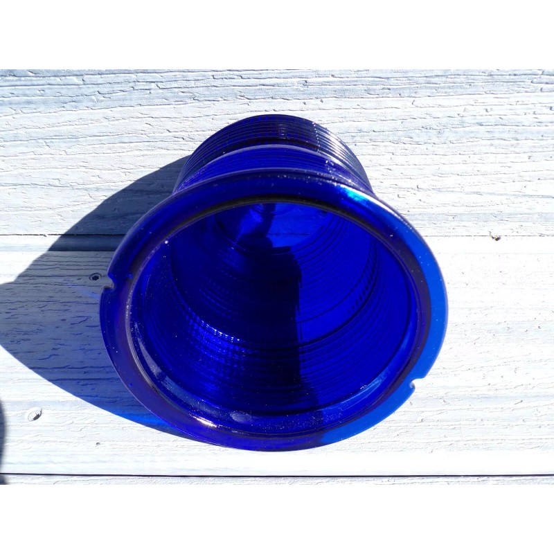 Crouse Hinds Cobalt Blue Airport Runway Glass Globe Markers Light