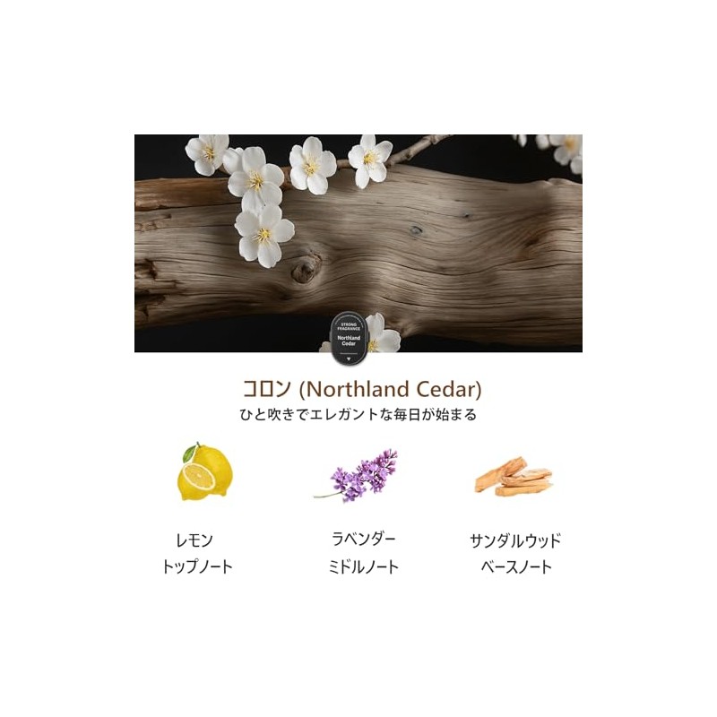 WY 051 車用アロマ詰め替え (2個オーデコロン)（1000回スプレー×2）専用フレグランス・長持ち芳香剤 約6ヶ月持続