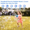 Panamalar Electric Bubble Wand for Kids, Automatic Bubble Machine 10000+