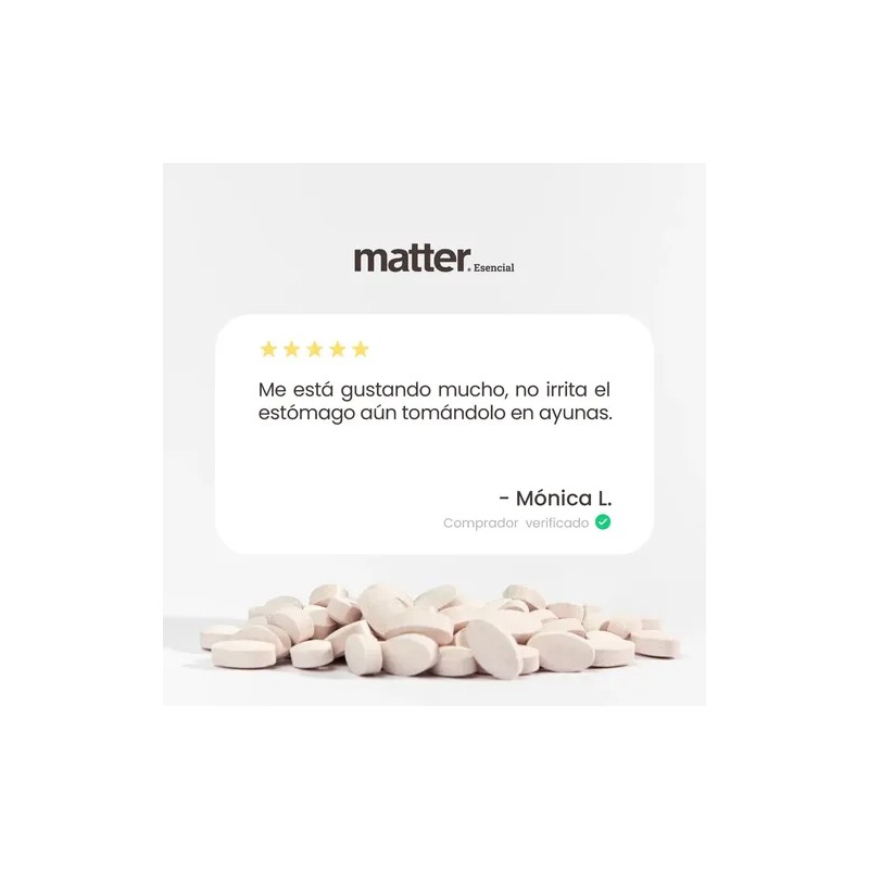 Matter Alca-C, Vitamina C, Apoyo Antioxidante, Fórmula Alcalina Sin Azúcar,