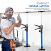 ENISPERA Cabinet Jack Support Pole, 19.7-114.2" Adjustable 3rd Hand Tool,