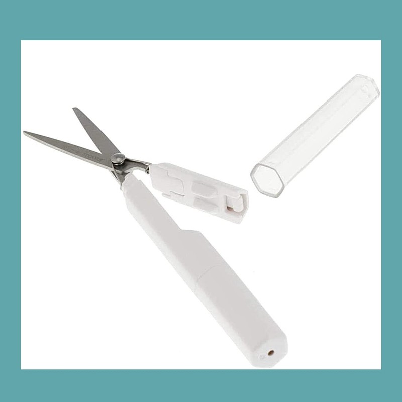 Sunstar Stationery Scissors, Sticky Steel, Tasno, White, W S3720063