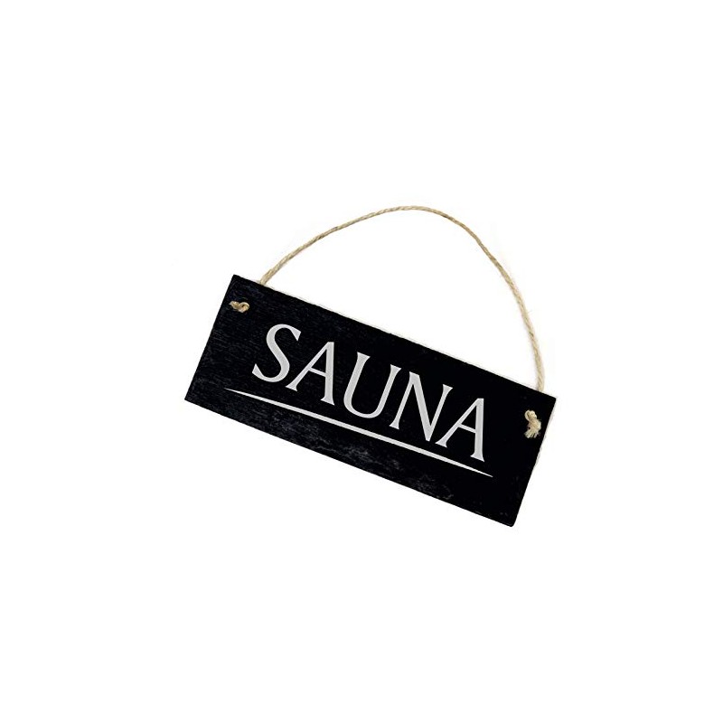 Slate Sign - Sauna - Slate Decorative Sign Engraved Door