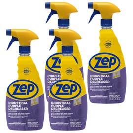 Zep Industrial Purple Cleaner and Degreaser Concentrate - 32 Ounce (Case of 4) R42310 - Easy to Rinse Formula