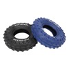 2Pcs Blue Black Rubber Tire Dog Chew Toy Safe Tire
