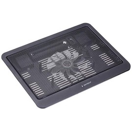 Gembird NBS-1F15-03 Notebook Cooling Pad 38.1 cm (15") 1000 RPM Black - Notebook Cooling Pads (38.1 cm (15"), 1 pc(s), 12.5 cm, 1000 RPM, 20 cfm, 0.55 m)
