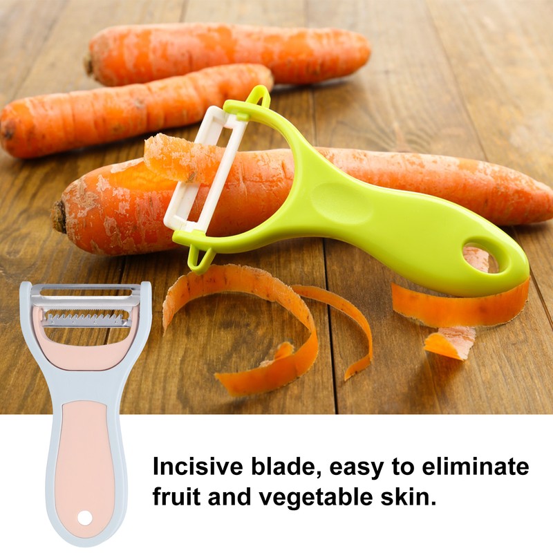 10Pcs 2 in 1 Kitchen Peeler Stainless Steel Potato Vegetable