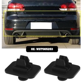 ECSiNG 20 Stück Auto Heckstoßstangen Und Zierleisten Befestigungsclips Kompatibel mit Golf, Kompatibel mit Passat, WHT005263 Kfz Kunststoffhalterung Schwarz