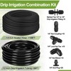 Innconee 100 ft 1/4 Inch Soaker Hose 50 ft 1/2