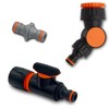 MaJoCompTec® FLEXCONTROL Connection Set, Rotating Tap Connection for Tap, Water