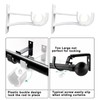 Curtain Rod Bracket, Heavy Duty Curtain Rod Holders White Curtain