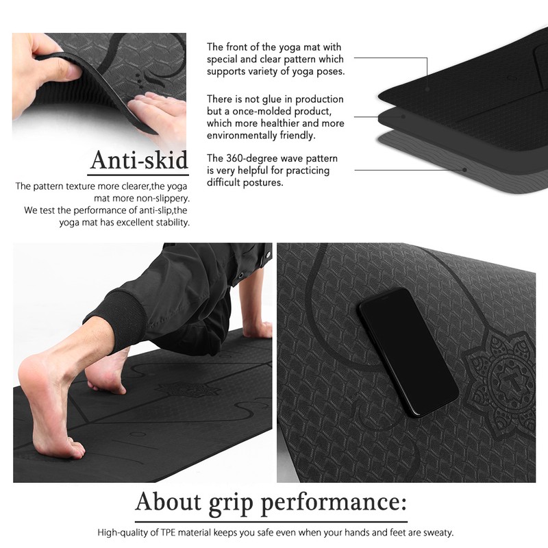 [通拓商品]yoga mat 1/4 inch TPE