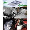 Self Adhesive Heat Shield Material - 12" X 24" Aluminum