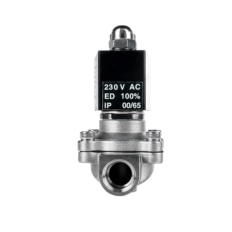 FSA Viton Solenoid Valve Stainless Steel 304 1/2 Inch 230