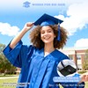 Graduation Cap Headband with Hook and Loop Felt, Clear