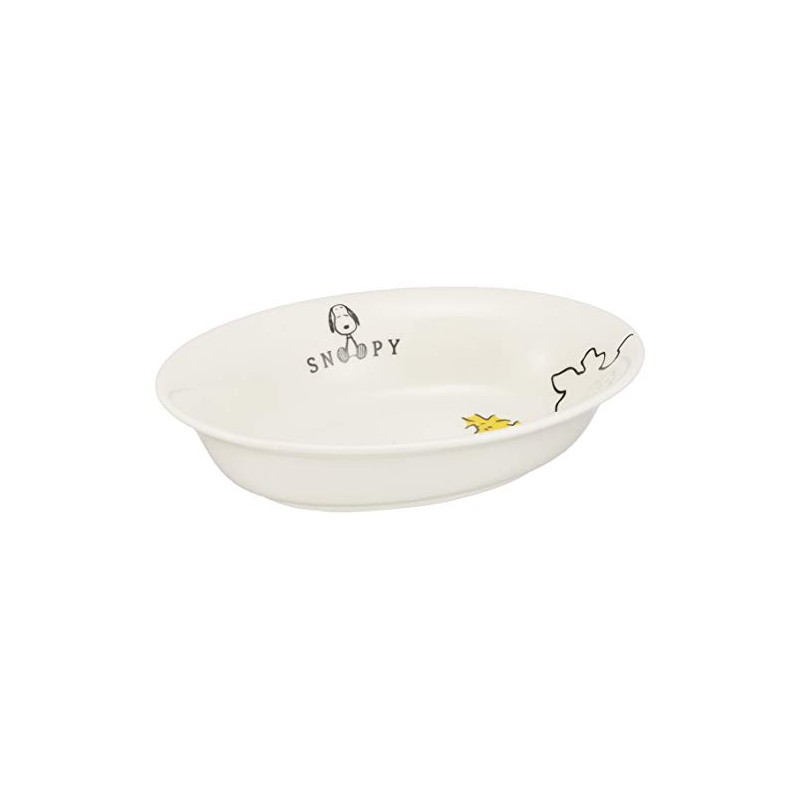 Peanuts 606133 Snoopy Joy Curry Plate, 7.1 inches (18 cm),