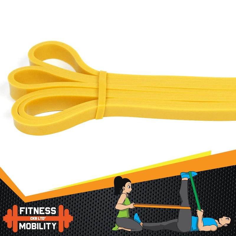 Yellow 0.64 cm 2-7 kg Resistance Bands Fitness Bands Training