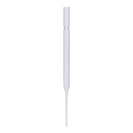 KIMBLE CHASE Life Science 63A53P Borosilicate Cotton-Plugged Pasteur Pipet, 7 mm OD, 3-1/2" Body Length, 5-3/4" Overall Length, 2 mL Capacity