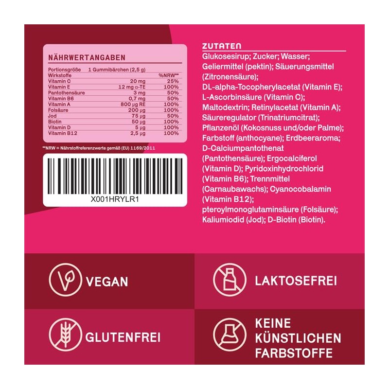 Multivitamin Gummy Bears, for Your Immune System, Fatigue and Exhaustion,
