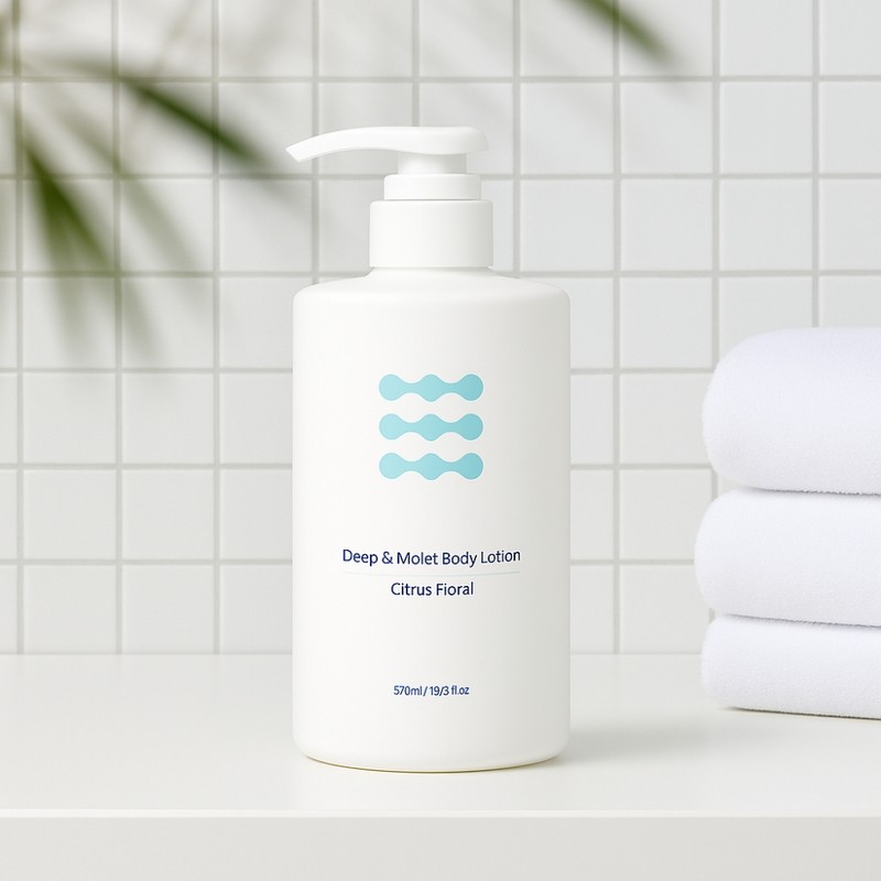 Non-sticky all-season ceramide body lotion Musk extremely dry citrus moisture
