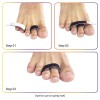 Jrery-Key Hammer Toe Wraps, 10 Pack Fabric Buddy Wraps Toe