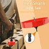 FOYWOTI Hex Shank,Hole Saw HSS with Arbor Bi-Metal & Heavy