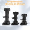 THATSRAD 20 x Kitchen Base Brackets Pedestal Clip Kitchen Pedestal