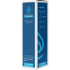 Think Minerals Hose Filter for Pools and Hot Tubs - Reduces Chlorine, Odors, Metals, and Sediment from Source Water - Good for 8,000 gallons
