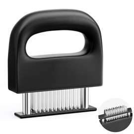 Meat Tenderizer Tool,Meat Tenderizer Stapler with 48 Stainless Steel Ultra Sharp Needle Blades for Tenderizing Chicken，Beef，Steak，Pork and Vea