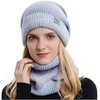 LOLO Gorros para Frio Mujer, Gorro y Bufanda Mujer, Tejido
