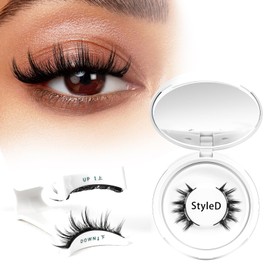 Higu clace Magnetische-Wimpern,Magnet-Wimpern Ohne Eyeliner,Wimpern-Magnetisch Natürlicher Look,Magnetische Wimpern mit Applikator,Kein Kleber erforderlich Wimpern Magnetic(Kit-D)