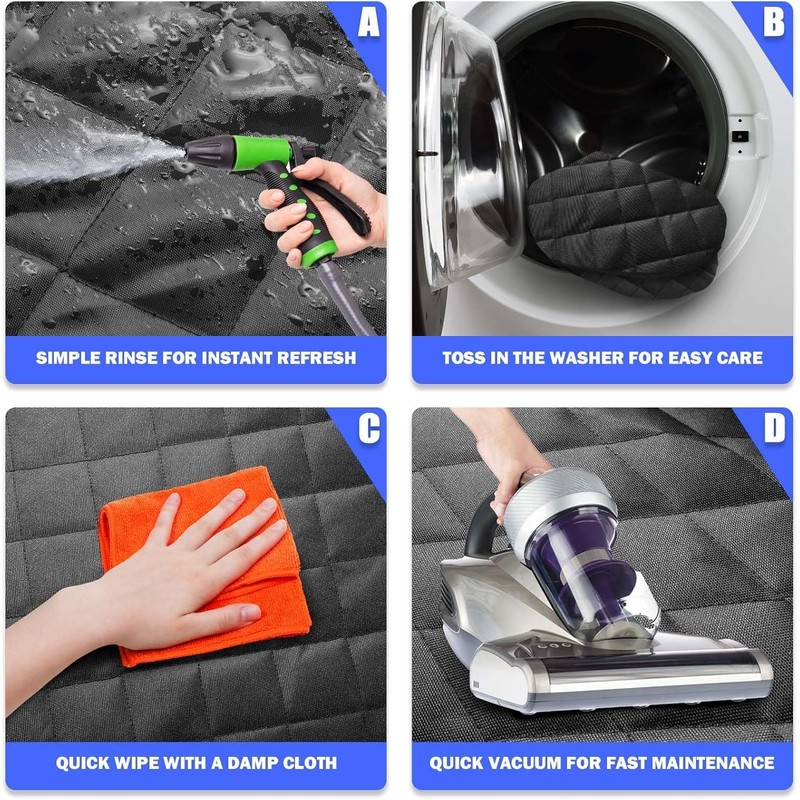Yonktoo Dog Car Seat Cover for Back Seat, Car Seat