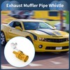 INFINAUTO Turbo Sound Muffler Pipe Whistle, Rear Tailpipe L Car