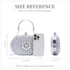 Fecialy Clutch Purses for Women Evening Bag Crystal Handbag Luxury