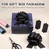 Black Bows for Gift Wrapping, 5 PCS Black Gift Bow,