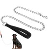 Metal Chain Dog Leash, 4FT/1.2M Heavy Duty Dog Chain Leash,